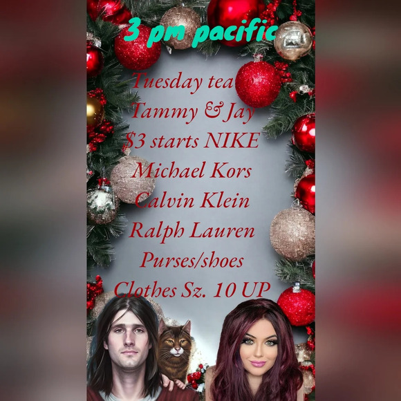 LIVE SHOWS THE TUESDAY TEA W TAMMY & JAY at 3pm Pacific - Picture 1 of 1